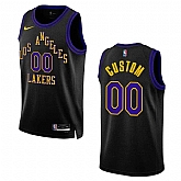 Men's Los Angeles Lakers Customized 2023-24 Black Swingman City Edition Stitched Basketball Jersey,baseball caps,new era cap wholesale,wholesale hats